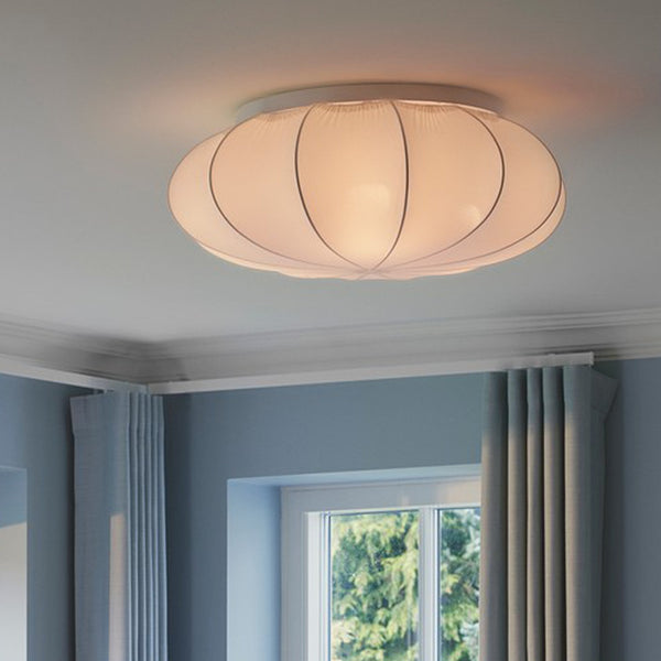Aeron 60 Fabric Ceiling Light in Natural White