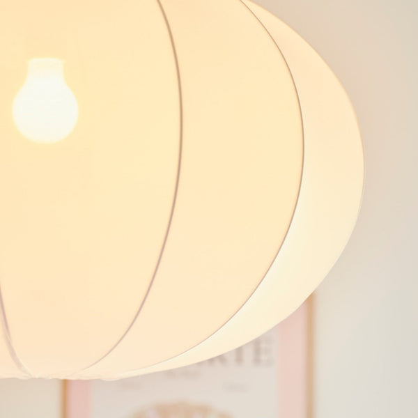 Aeron 60 Fabric Pendant Light in Natural White