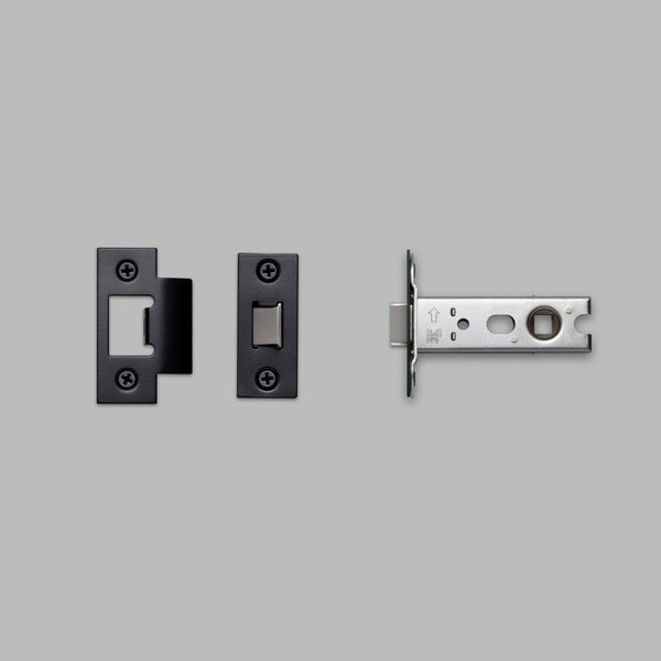 57mm Tubular Door Handle Latch In Black