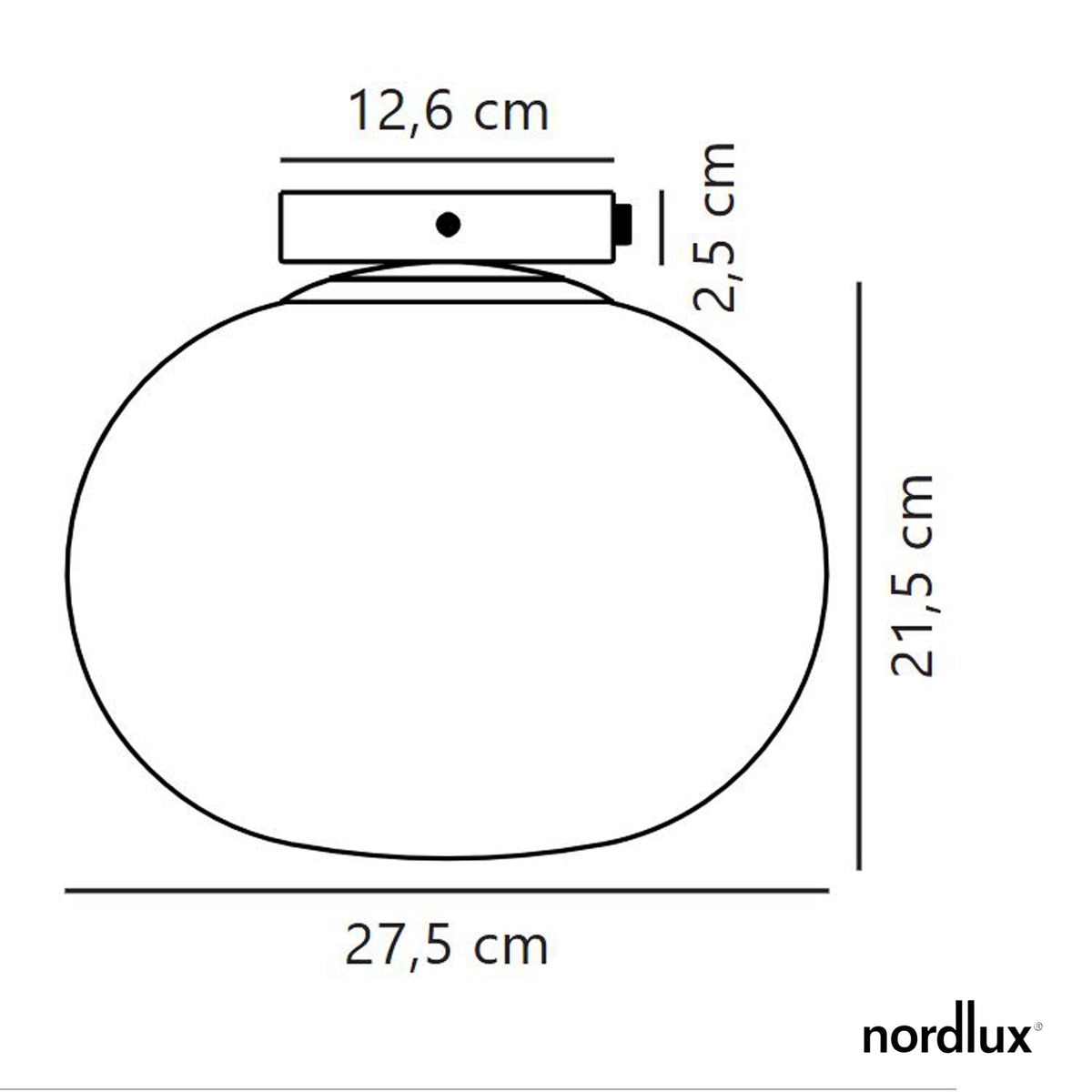 Alton Ceiling Light with Smoked Shade in Black