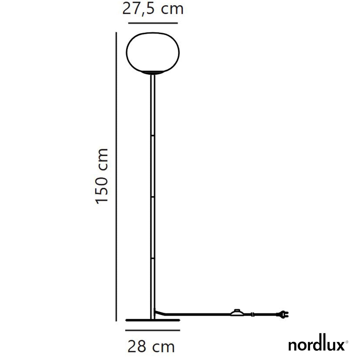 Alton Floor Lamp With Opal Shade In Brass