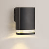 Jedburgh Single IP54 Exterior Up or Down Wall Light in Matt Black