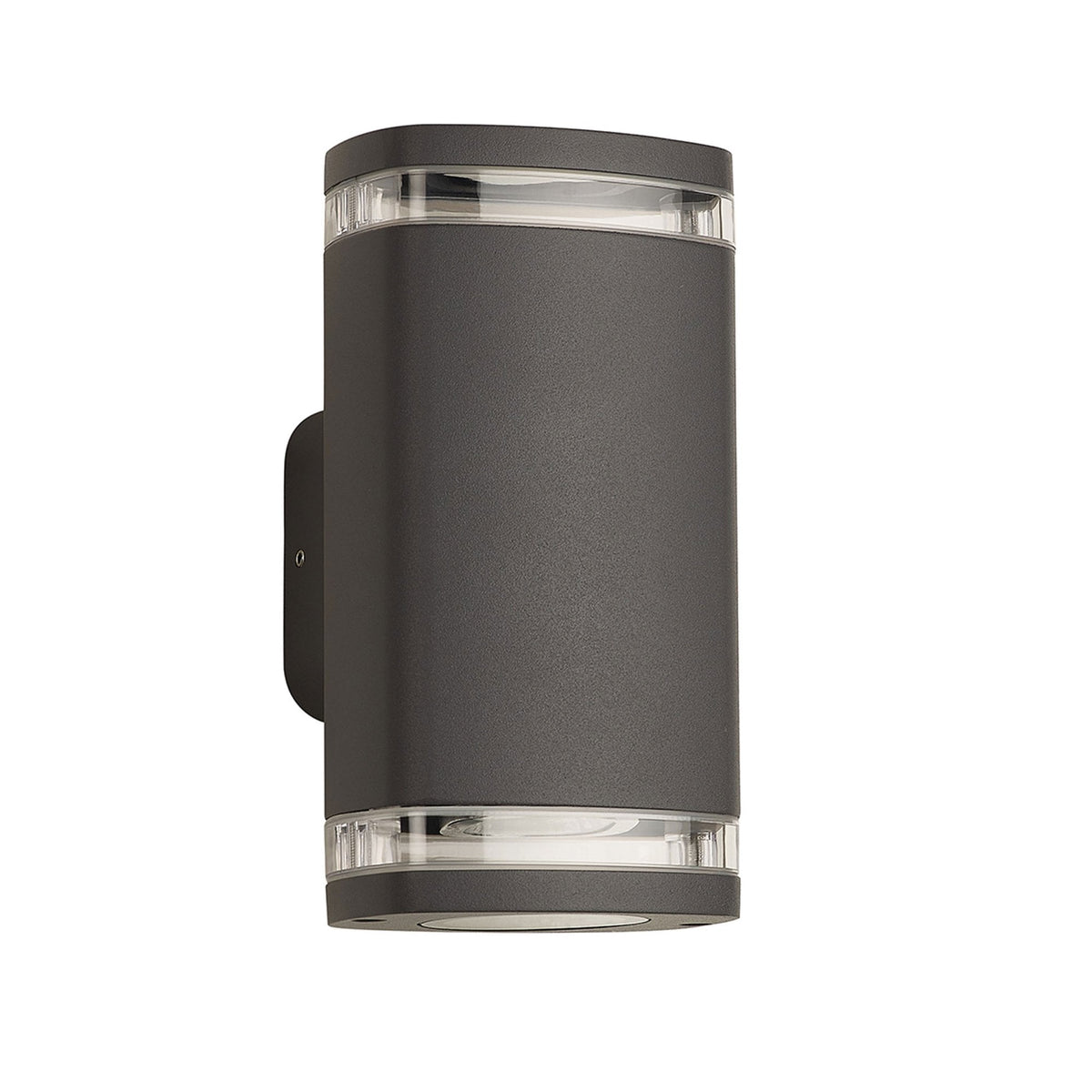 Jedburgh Double IP54 Exterior Up & Down Wall Light in Grey