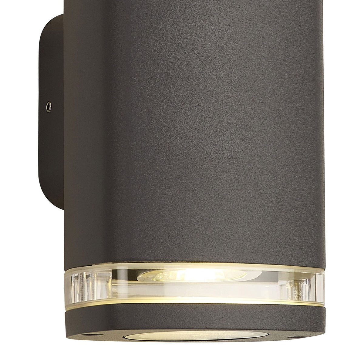 Jedburgh Double IP54 Exterior Up & Down Wall Light in Grey