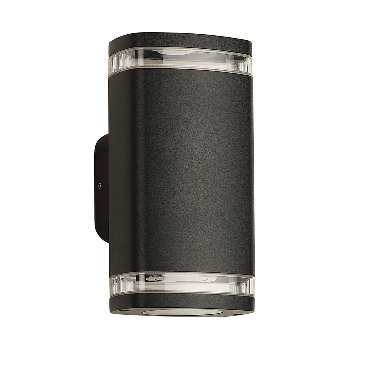 Jedburgh Double IP54 Exterior Up & Down Wall Light in Matt Black