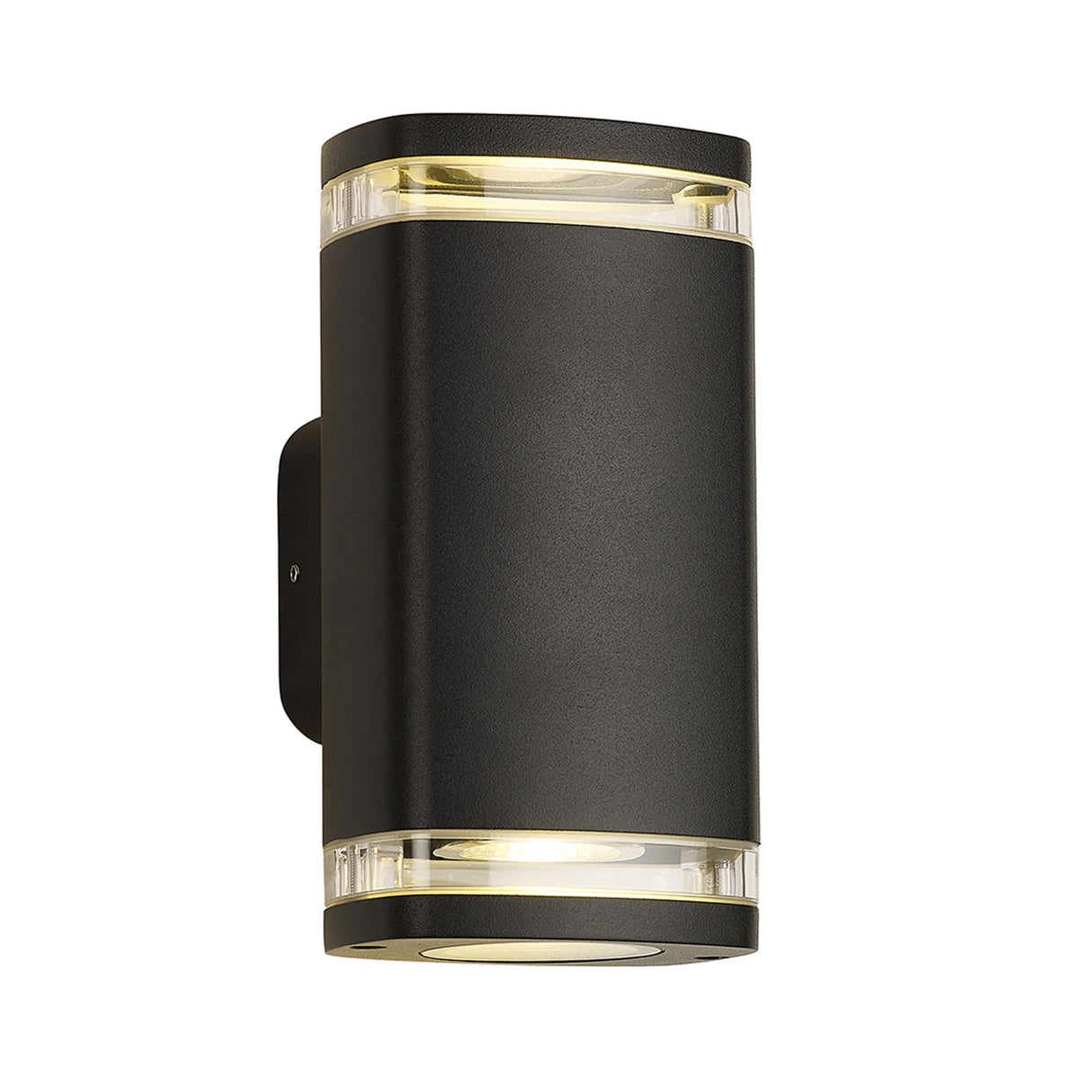Jedburgh Double IP54 Exterior Up & Down Wall Light in Matt Black