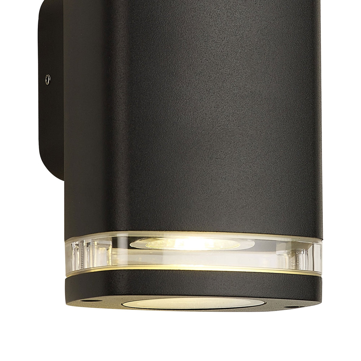 Jedburgh Double IP54 Exterior Up & Down Wall Light in Matt Black