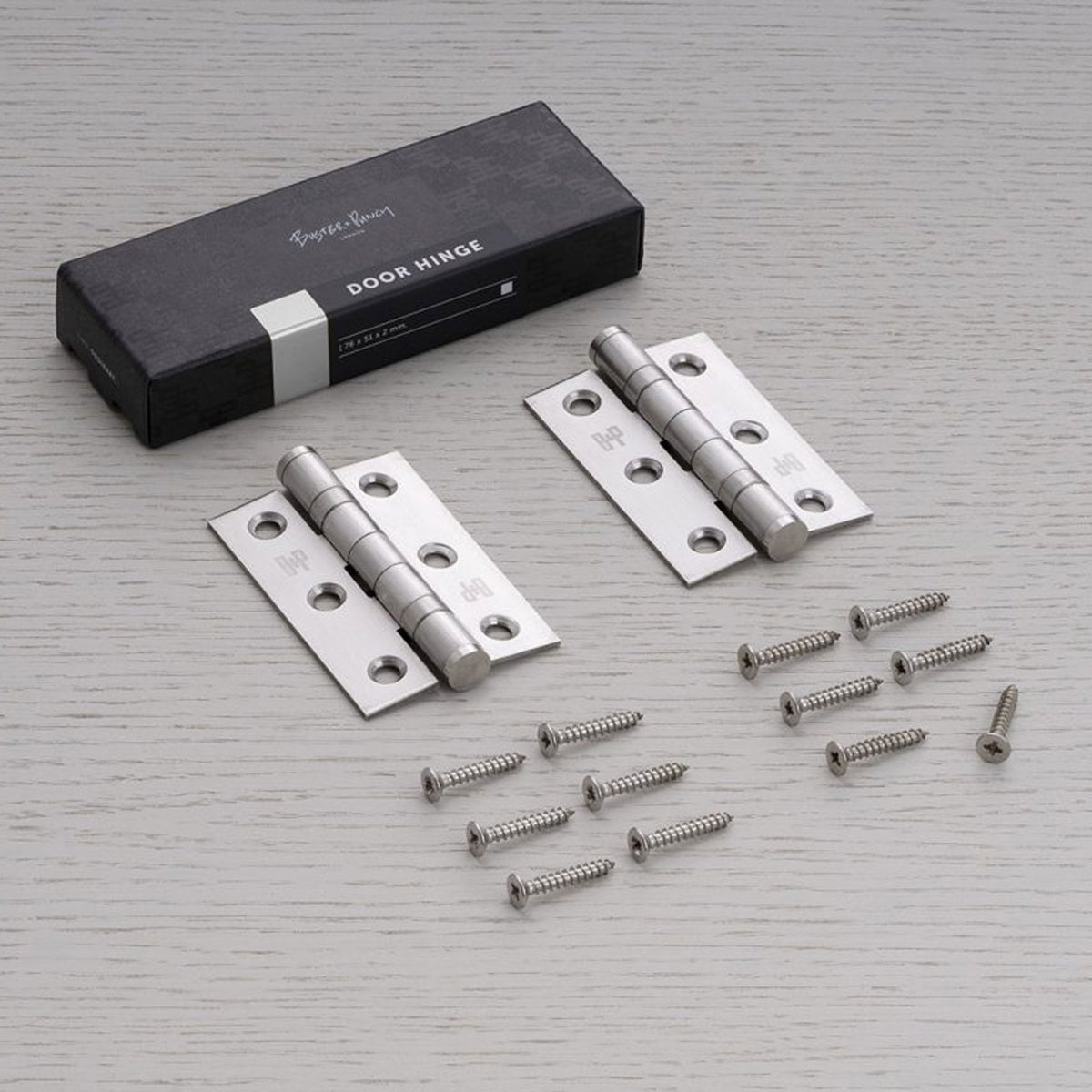 76 Door Hinge Set In Steel