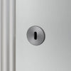Pair of Indoor Key Escutcheons In Gun Metal Grey