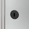 Pair of Indoor Key Escutcheons In Welders Black