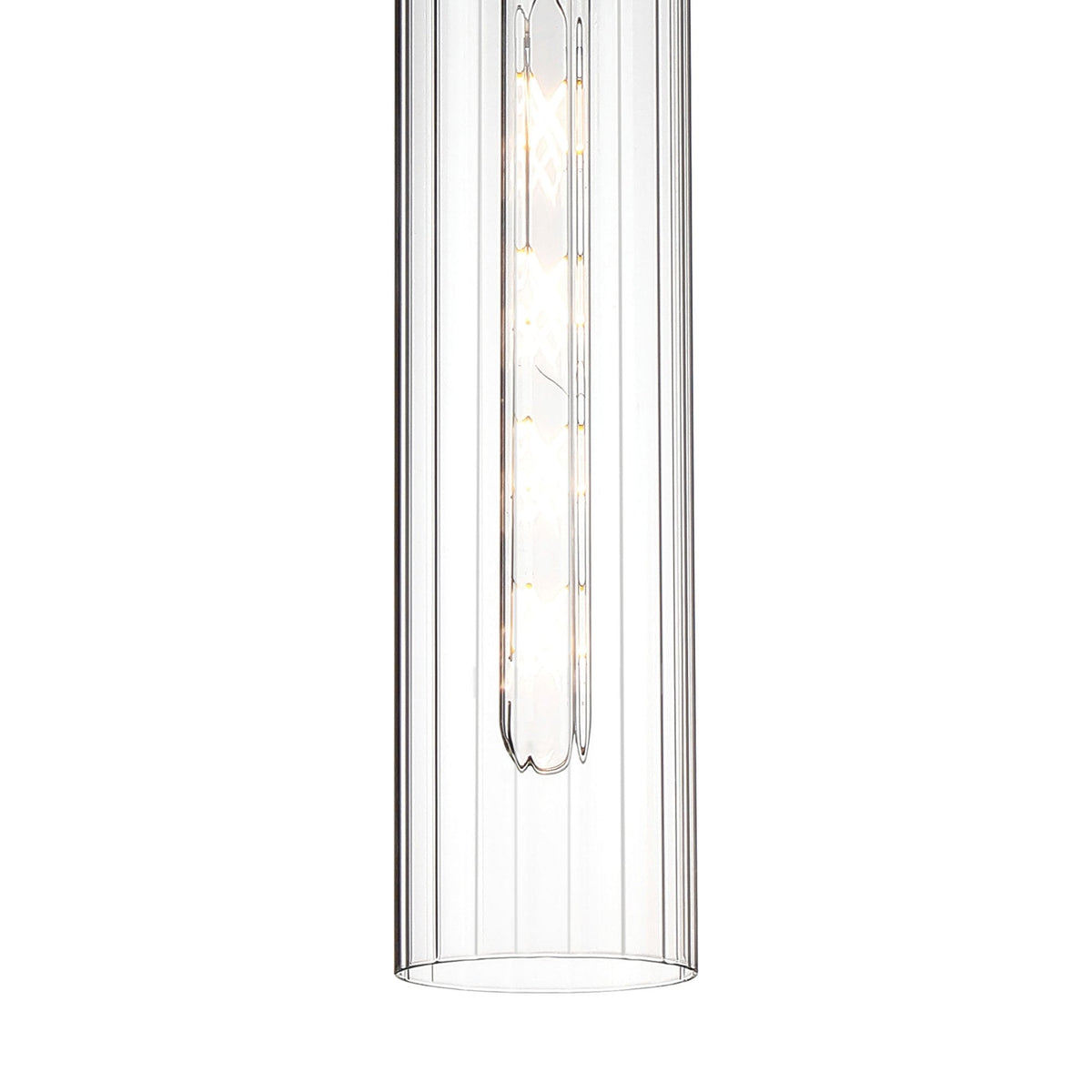 Hamble Single Pendant in Satin Black Finish with Clear Glass