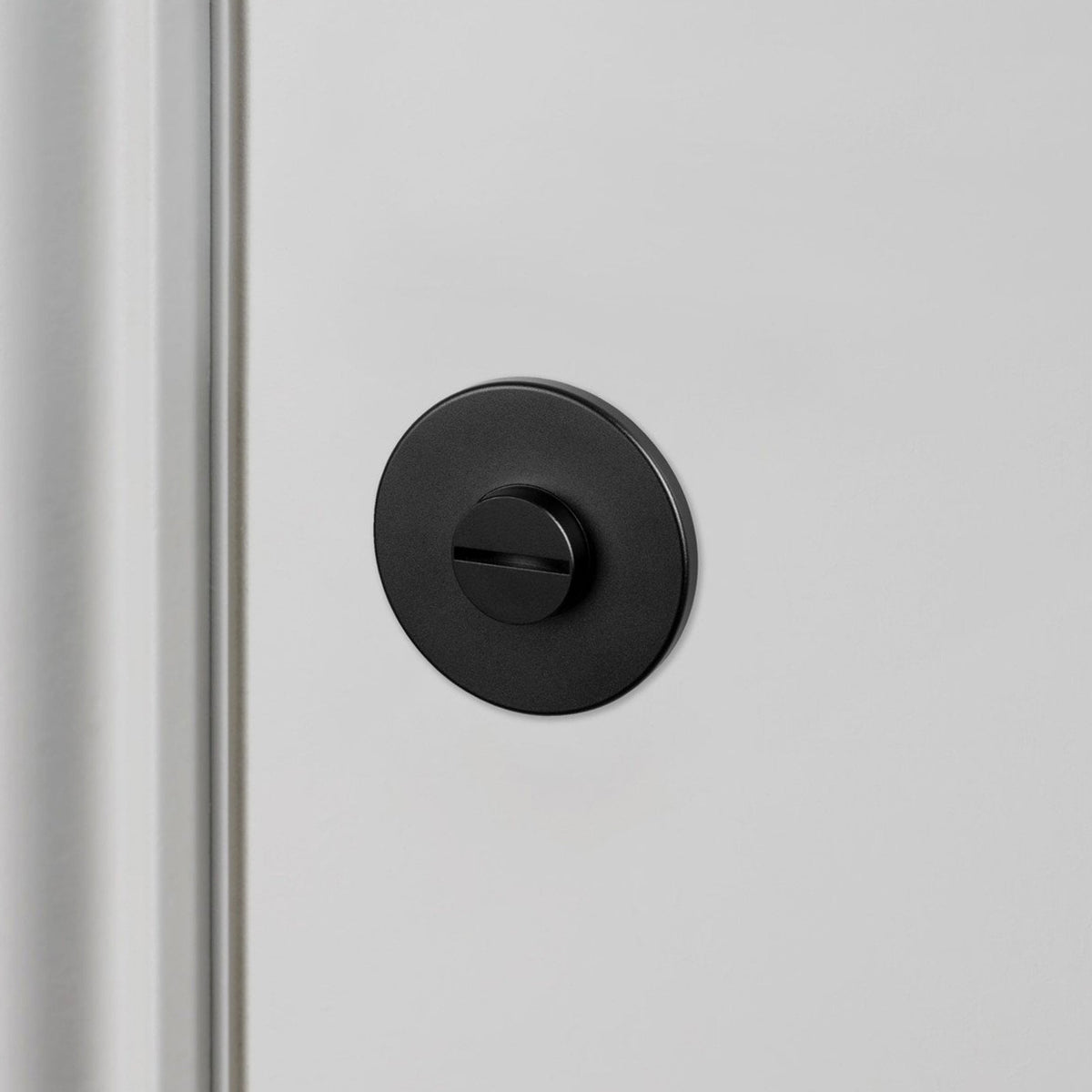 Knurled Thumb Turn Lock In Black