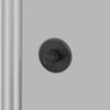 Knurled Thumb Turn Lock In Smoked Bronze