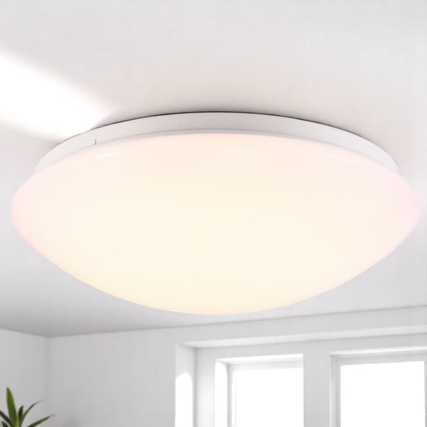Ask 28 LED IP44 Ceiling Light in White