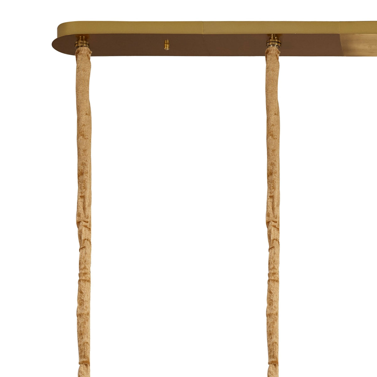 Kentisbeare 1800mm Linear Chandelier in Brass & Smoked Glass