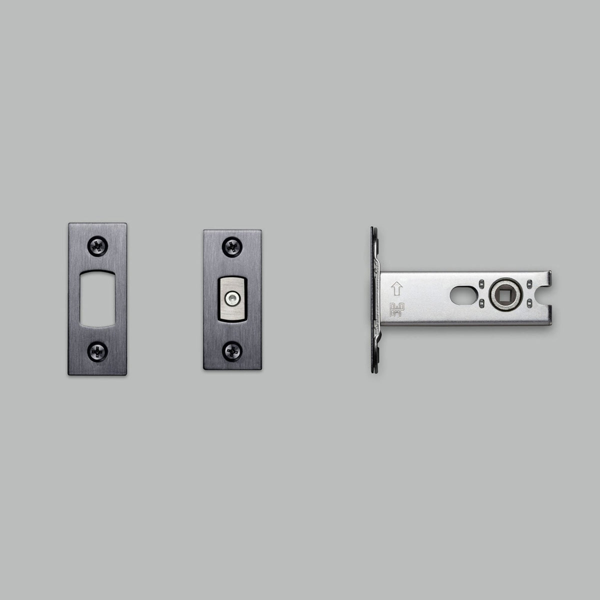 57mm Tubular Dead Bolt Latch In Gun Metal Grey