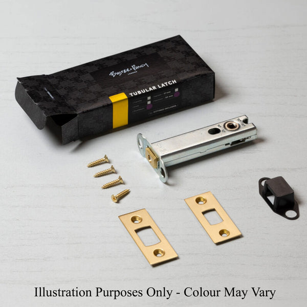 82mm Tubular Dead Bolt Latch In Black