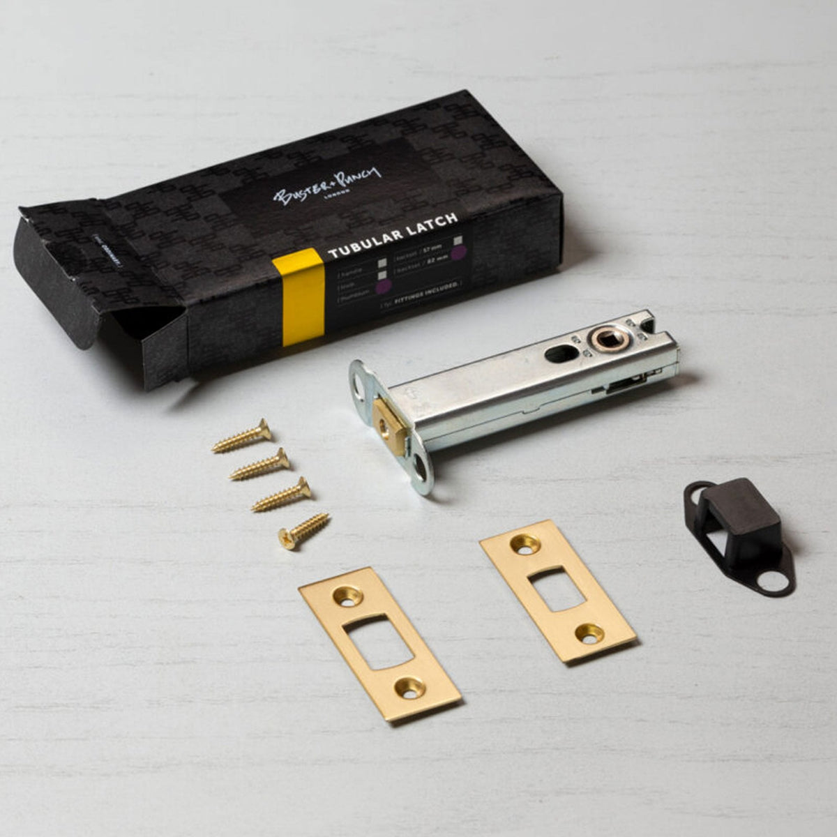 82mm Tubular Dead Bolt Latch In Brass