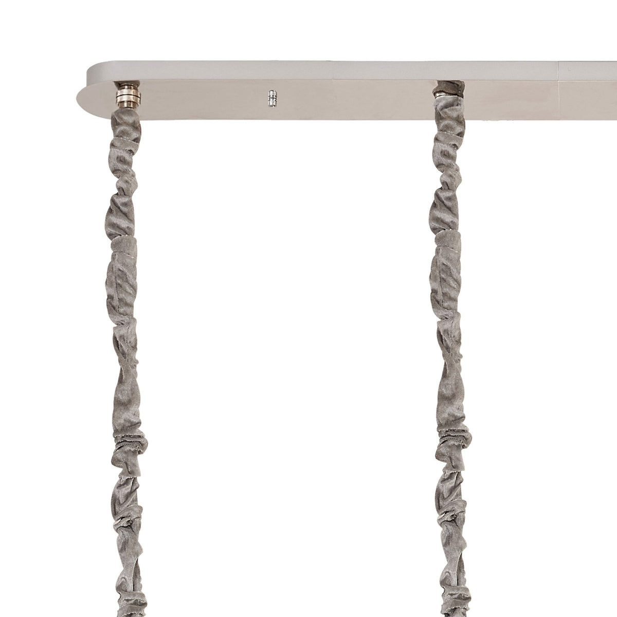 Kentisbeare 1800mm Linear Chandelier in Polished Nickel & Cognac Glass