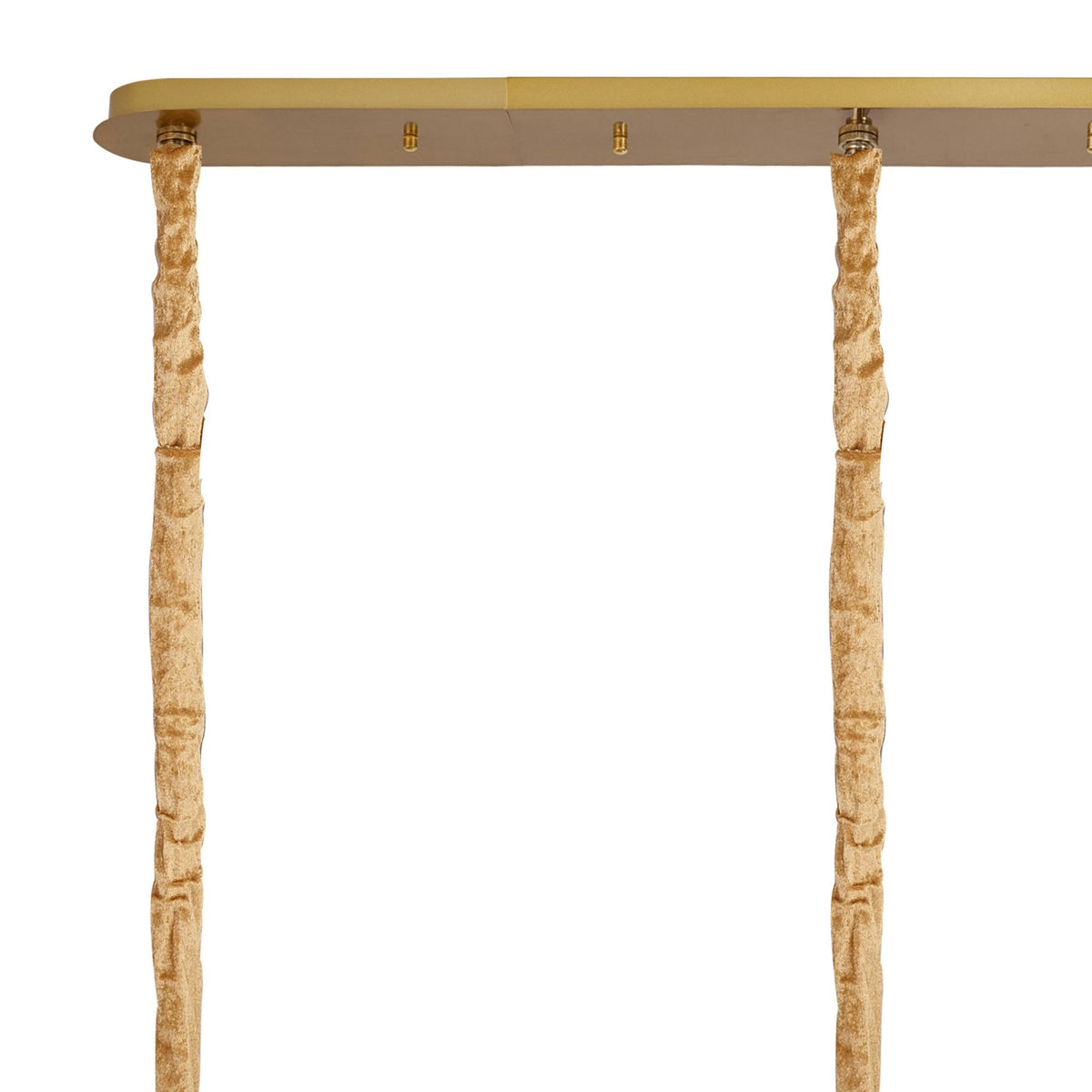 Kentisbeare 2250mm Linear Chandelier in Brass & Smoked Glass