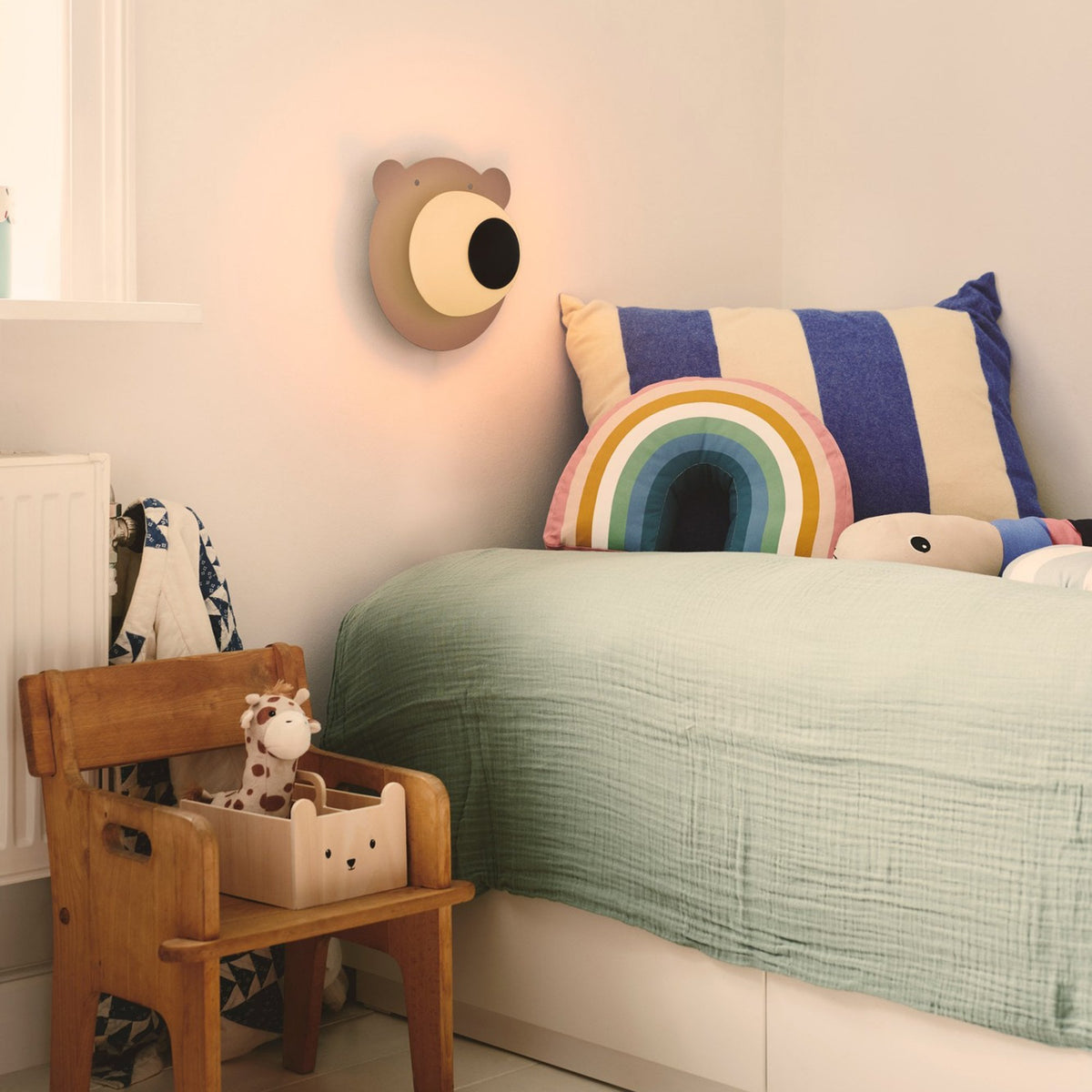 Bruna Bear Plug in Wall Light