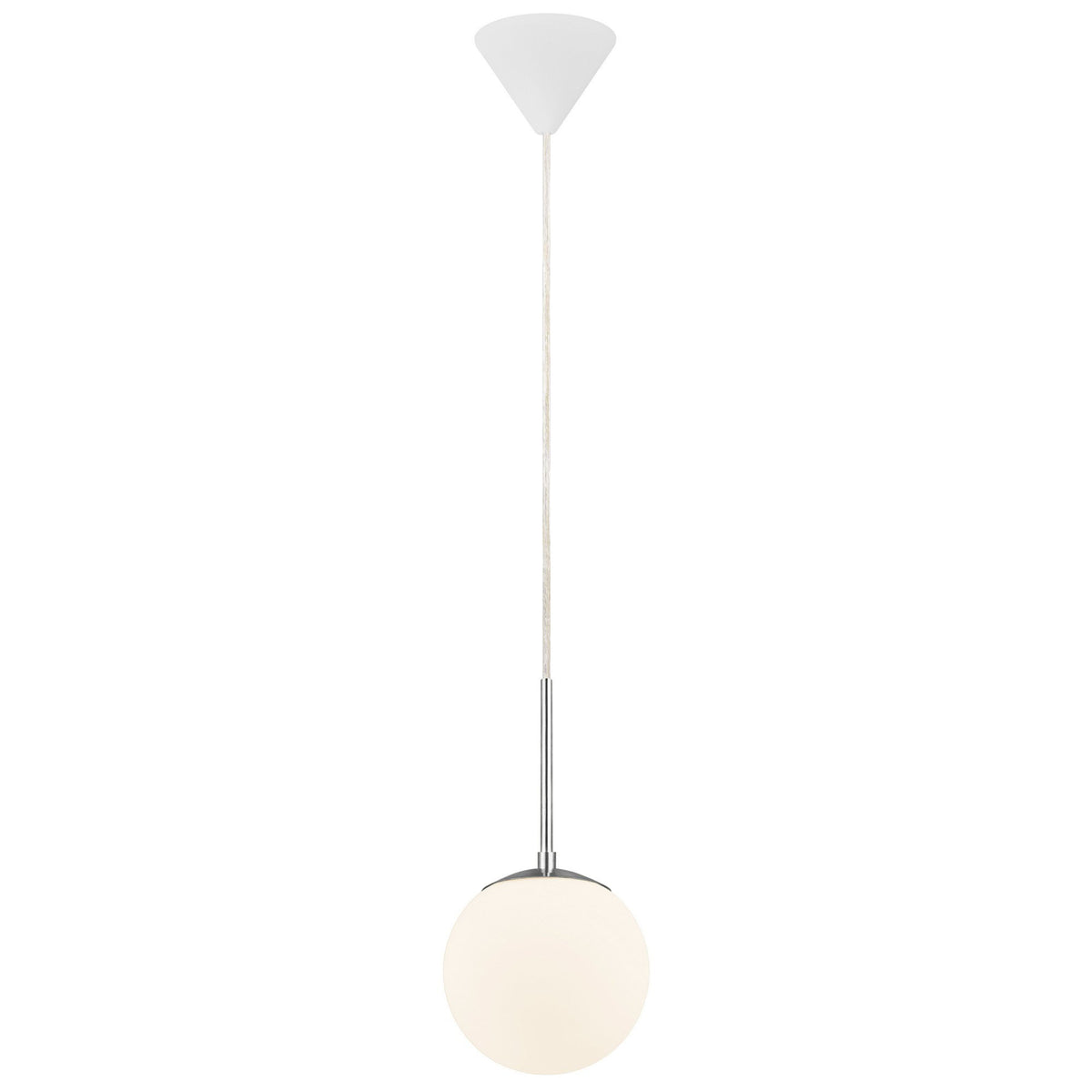 Cafe 15 Opal Pendant In Brushed Steel