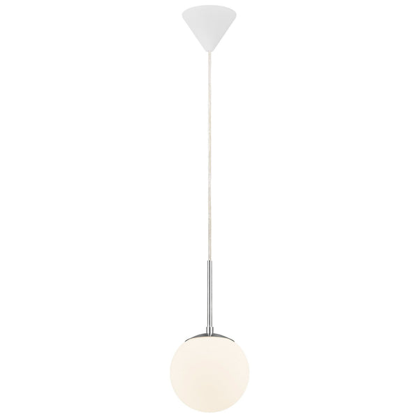Cafe 15 Opal Pendant In Brushed Steel