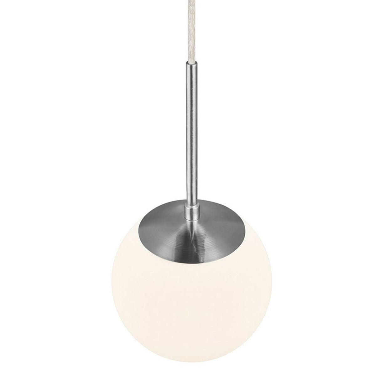 Cafe 15 Opal Pendant In Brushed Steel