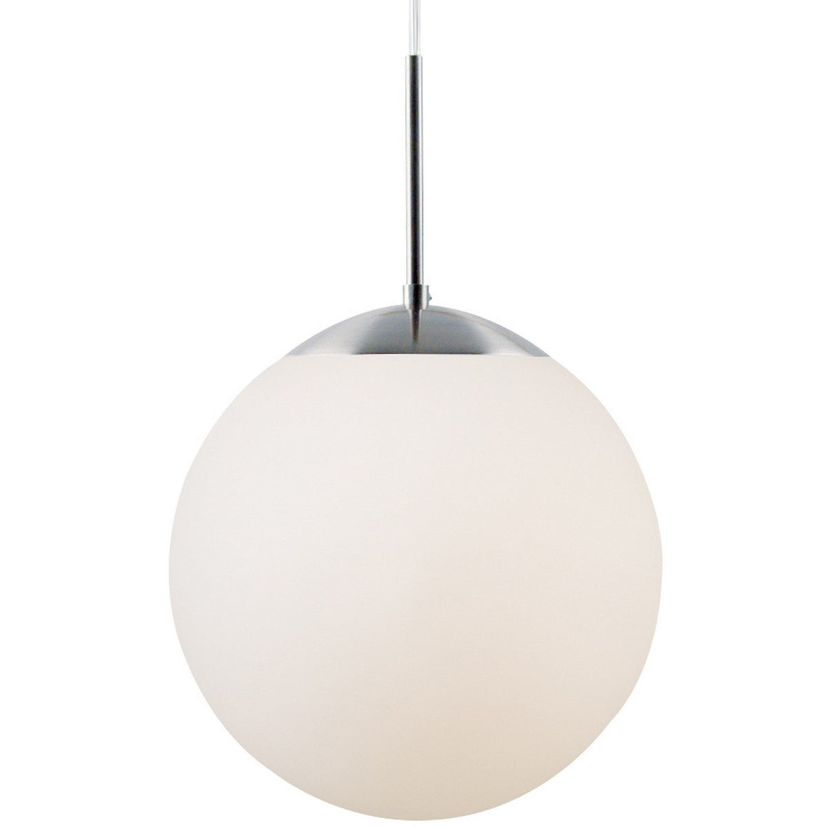 Nordlux Cafe 25 Opal Pendant In Brushed Steel