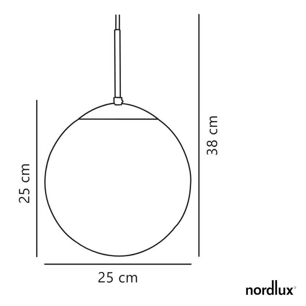 Nordlux Cafe 25 Opal Pendant In Brushed Steel