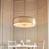 Cordero 5lt Grand Pendant in Gold with White Inner Shade