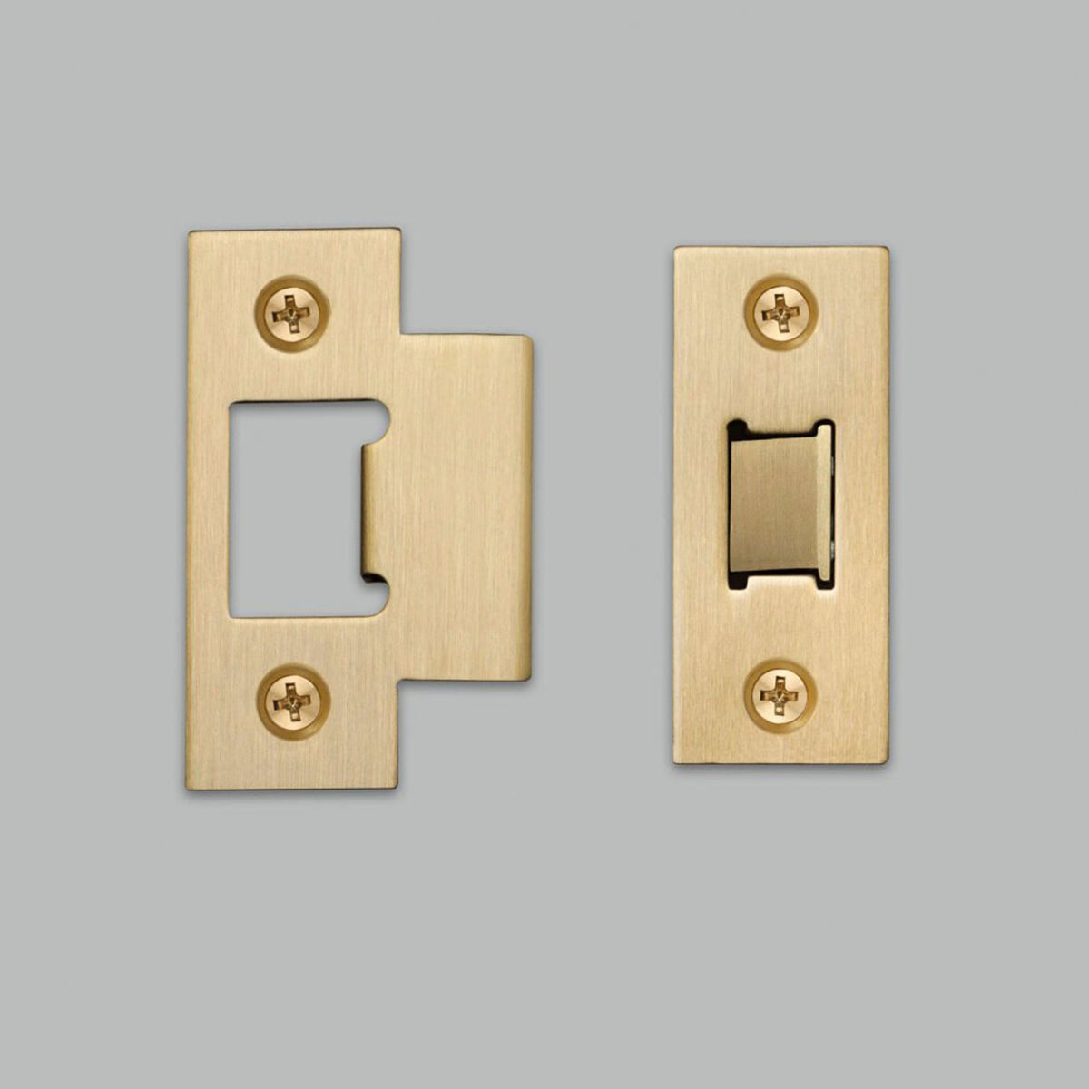 82mm Tubular Door Knob Latch In Brass