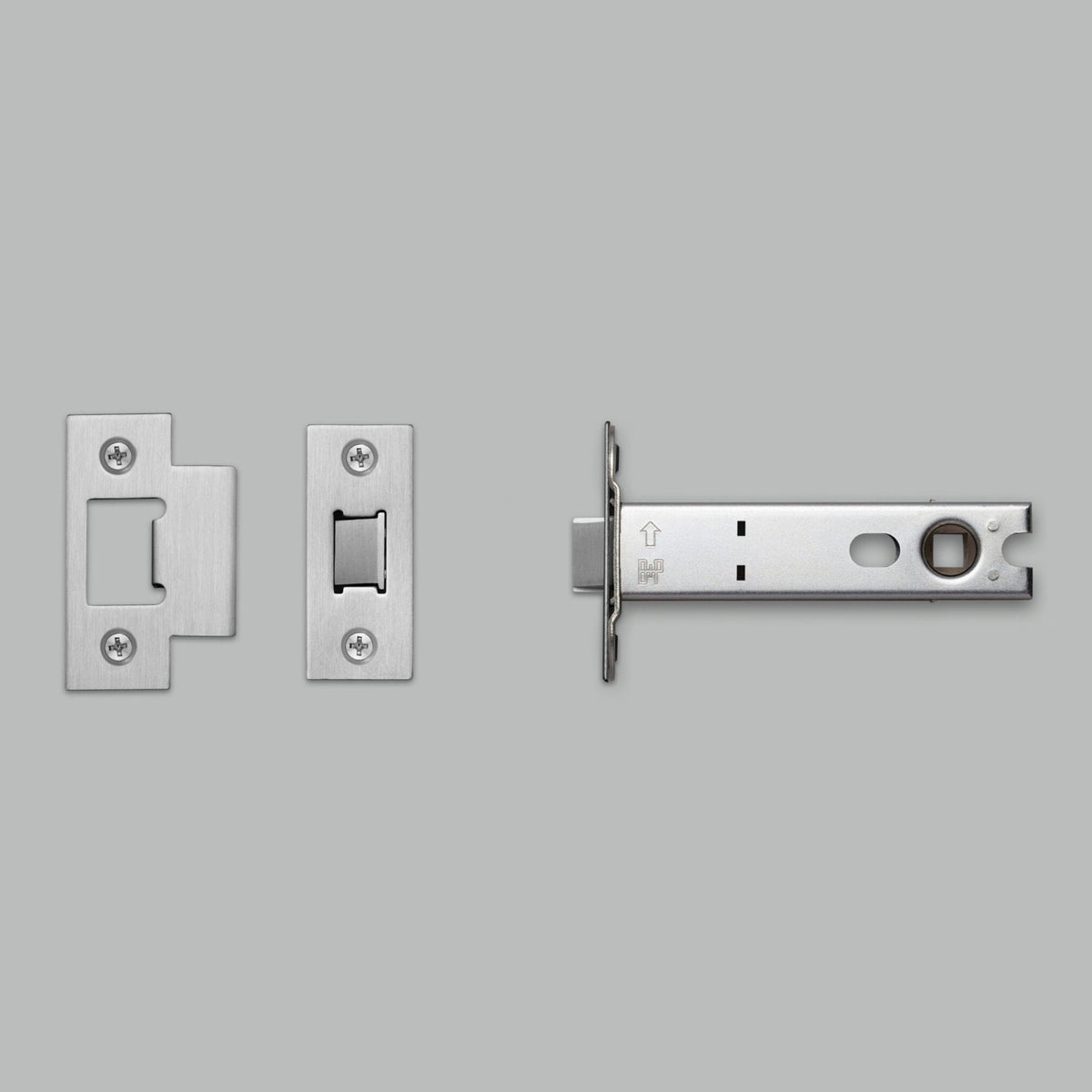 82mm Tubular Door Knob Latch In Steel