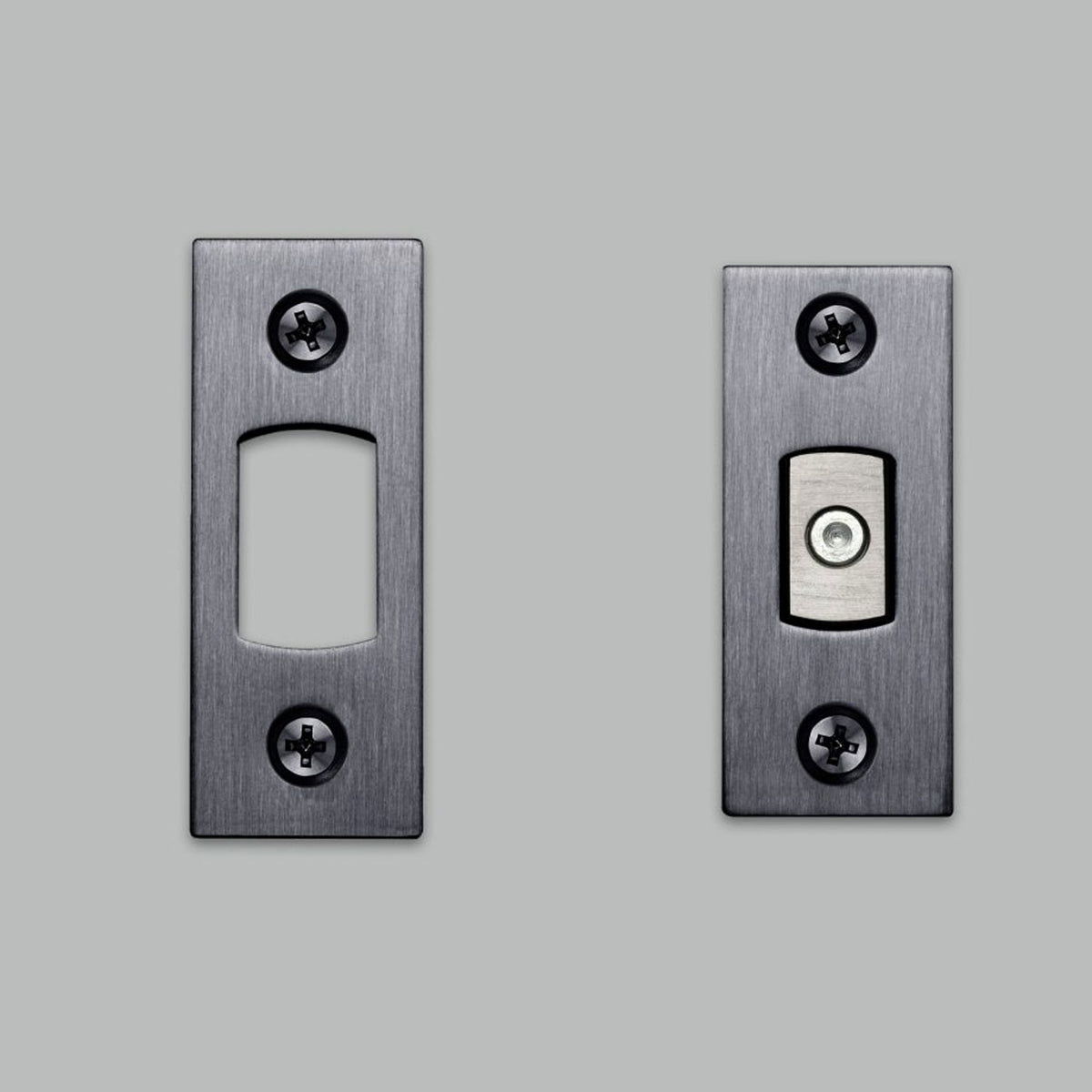 82mm Tubular Door Knob Latch In Gun Metal Grey