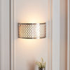 Cordero 2lt Wall in Satin Nickel with White Inner Shade