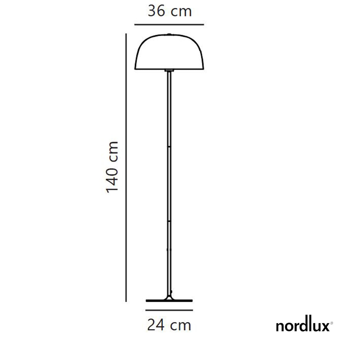 Cera Floor Lamp In Brass