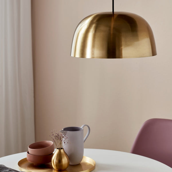 Cera Pendant In Brass