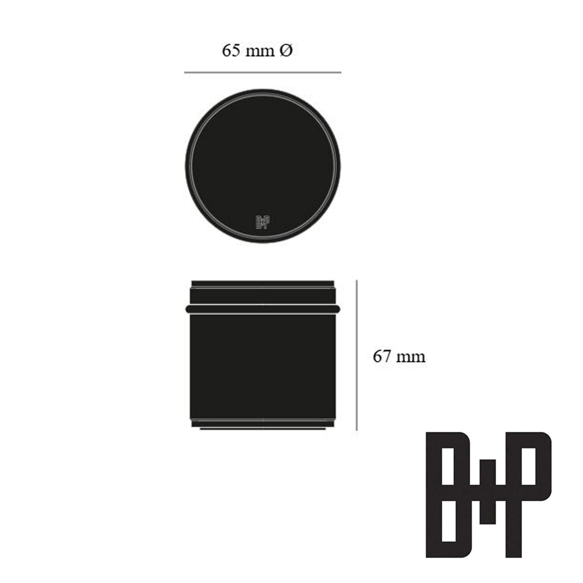 Free Standing Linear Knurled Door Stop In Welders Black