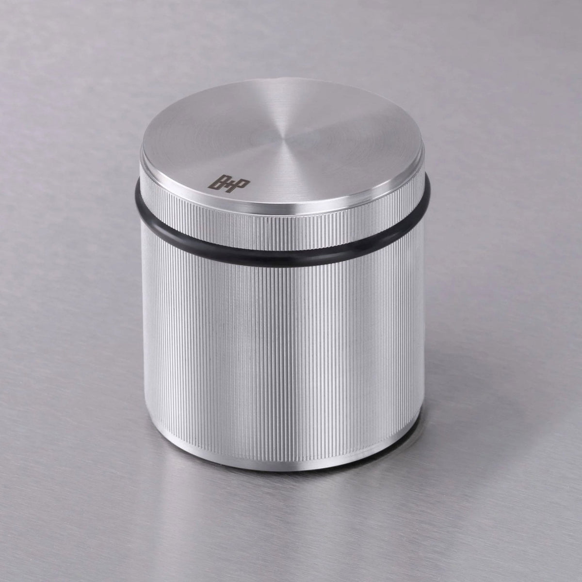 Free Standing Linear Knurled Door Stop In Steel