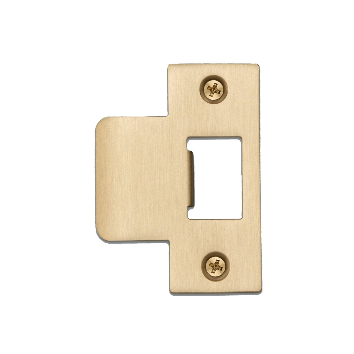 T Shaped Strike Plate in Brass for 54mm Doors
