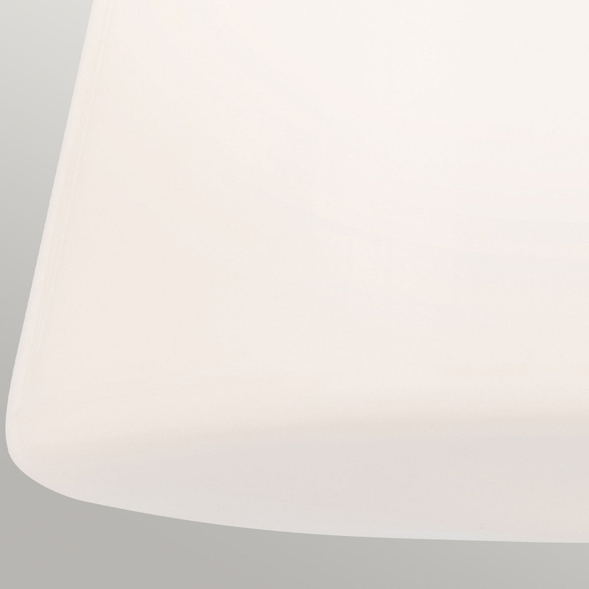 Albers Flush Ceiling Light in Black with Tapered Shaped Opal Glass Shade