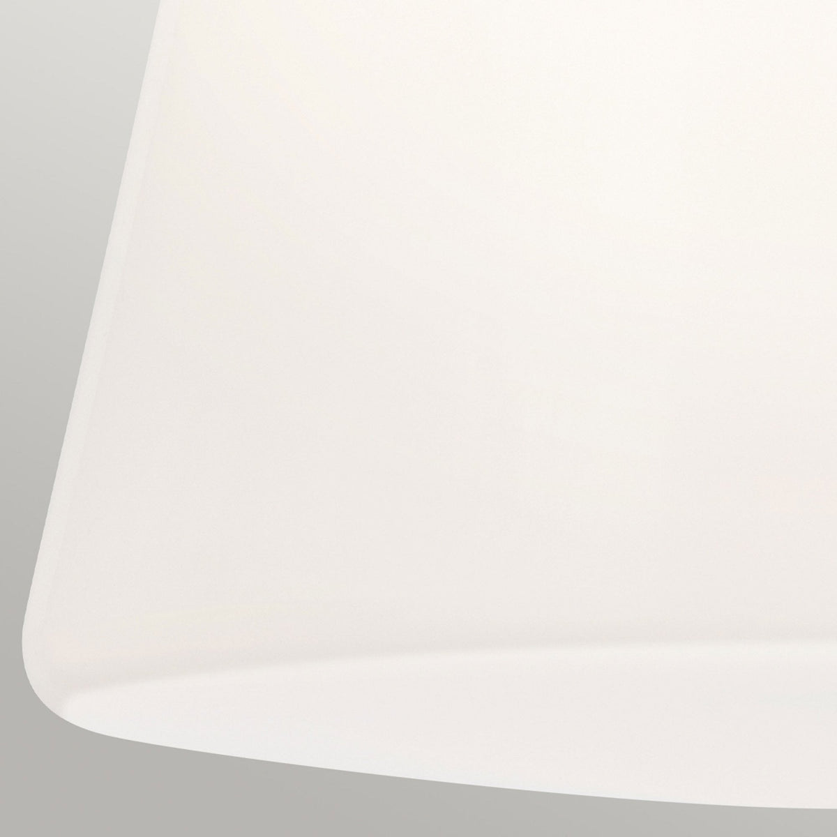 Albers Flush Ceiling Light in Champagne Bronze with Tapered Shaped Opal Glass Shade
