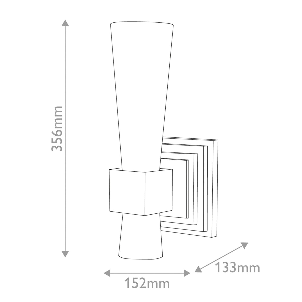 Kristy Single Wall Light in Distressed Gold with Opal Glass Diffuser