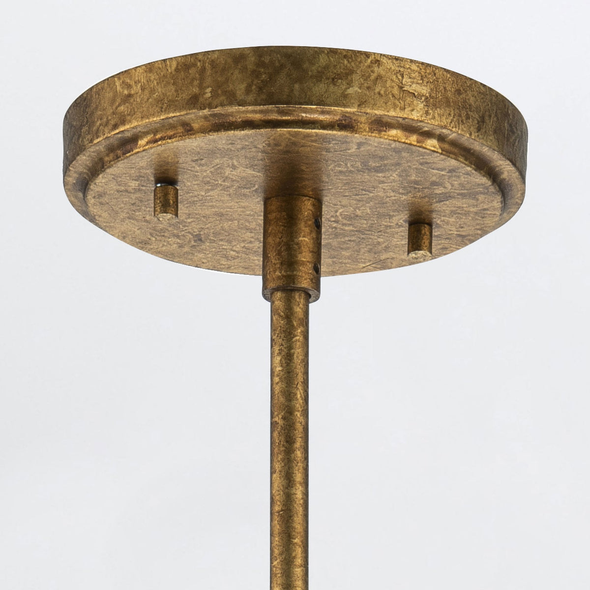 Kristy Mini Pendant in Distressed Gold with Opal Glass Diffuser