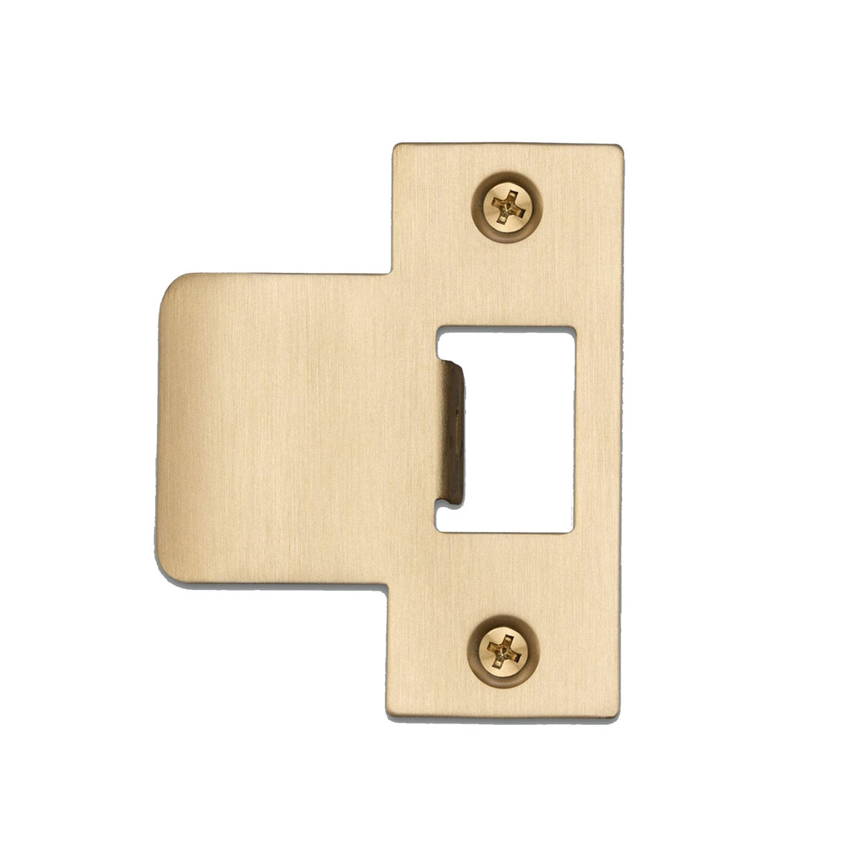T Shaped Strike Plate in Brass for 60mm Doors