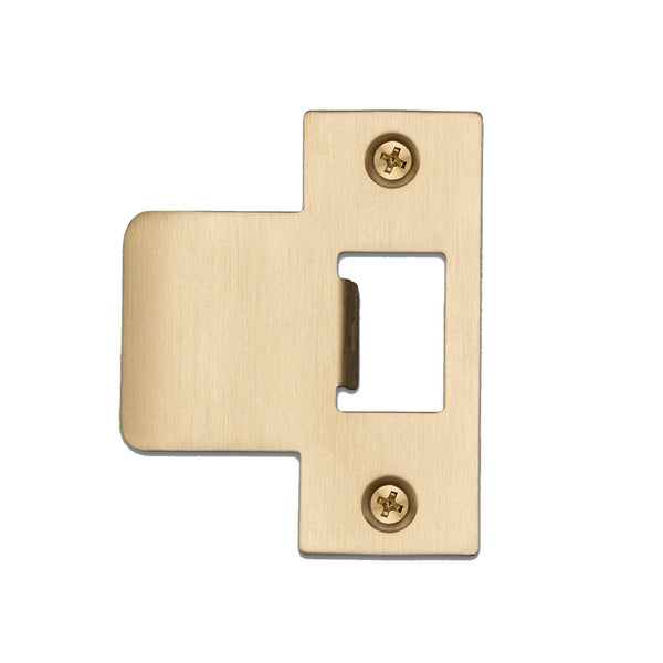 T Shaped Strike Plate in Brass for 60mm Doors
