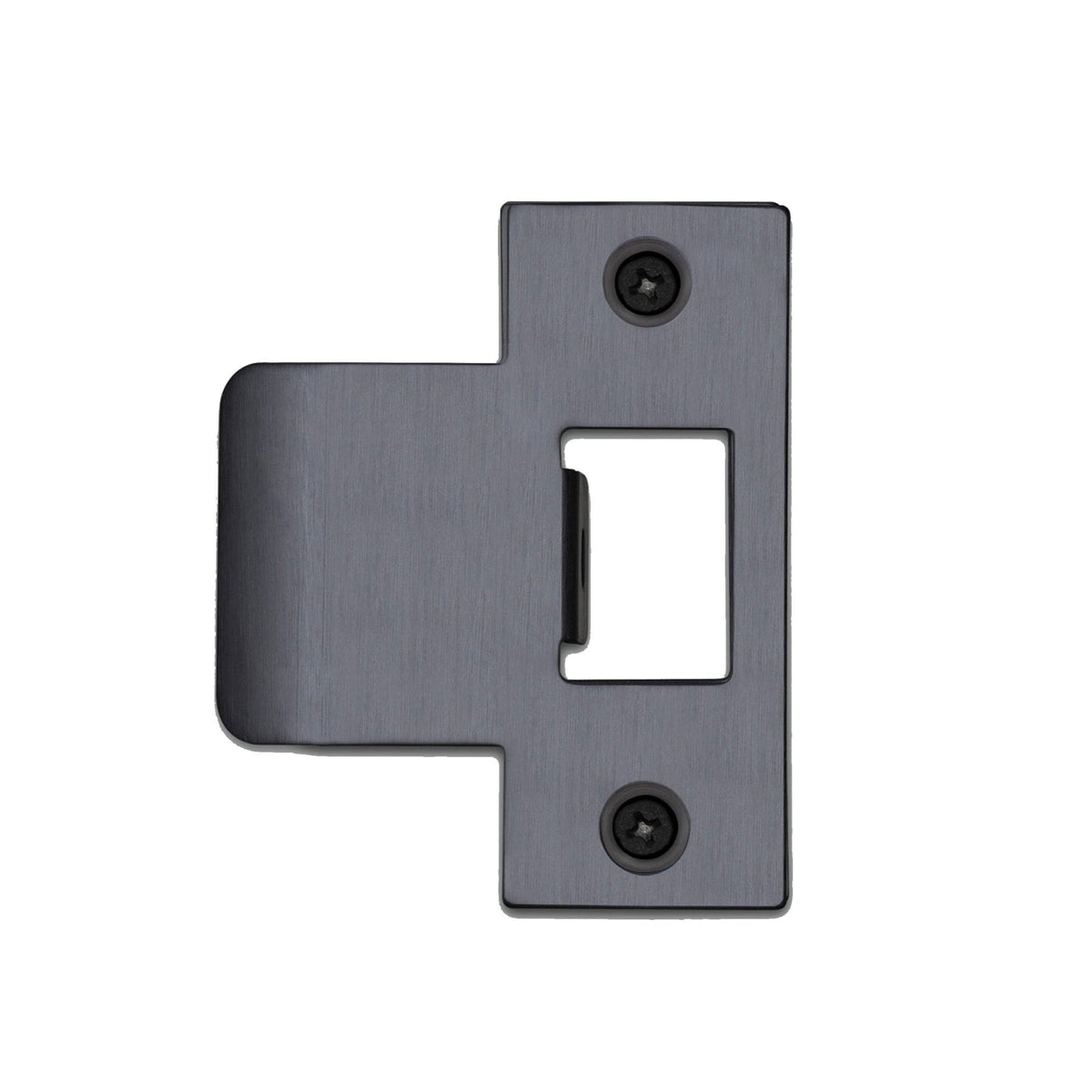 T Shaped Strike Plate in Gun Metal Grey for 60mm Doors