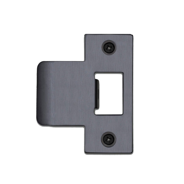 T Shaped Strike Plate in Gun Metal Grey for 60mm Doors
