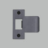 T Shaped Strike Plate in Gun Metal Grey for 75mm Doors