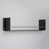 Girder Kitchen Shelf in Black & Steel